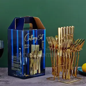 GOLD 24pcs Cutlery Set