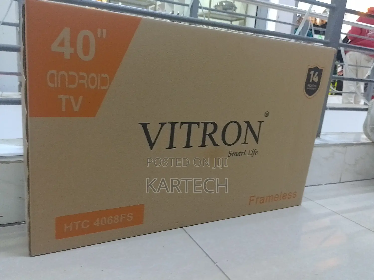 40" Vitron Smart Android Frameless Tv 4068fs