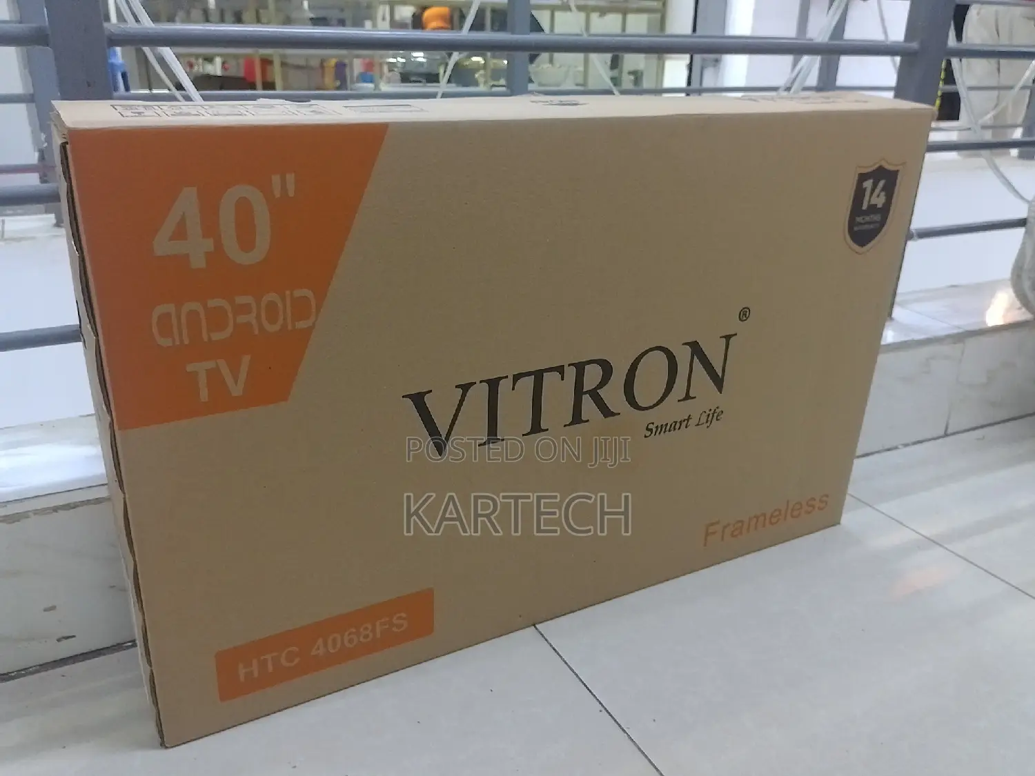 40" Vitron Smart Android Frameless Tv 4068fs