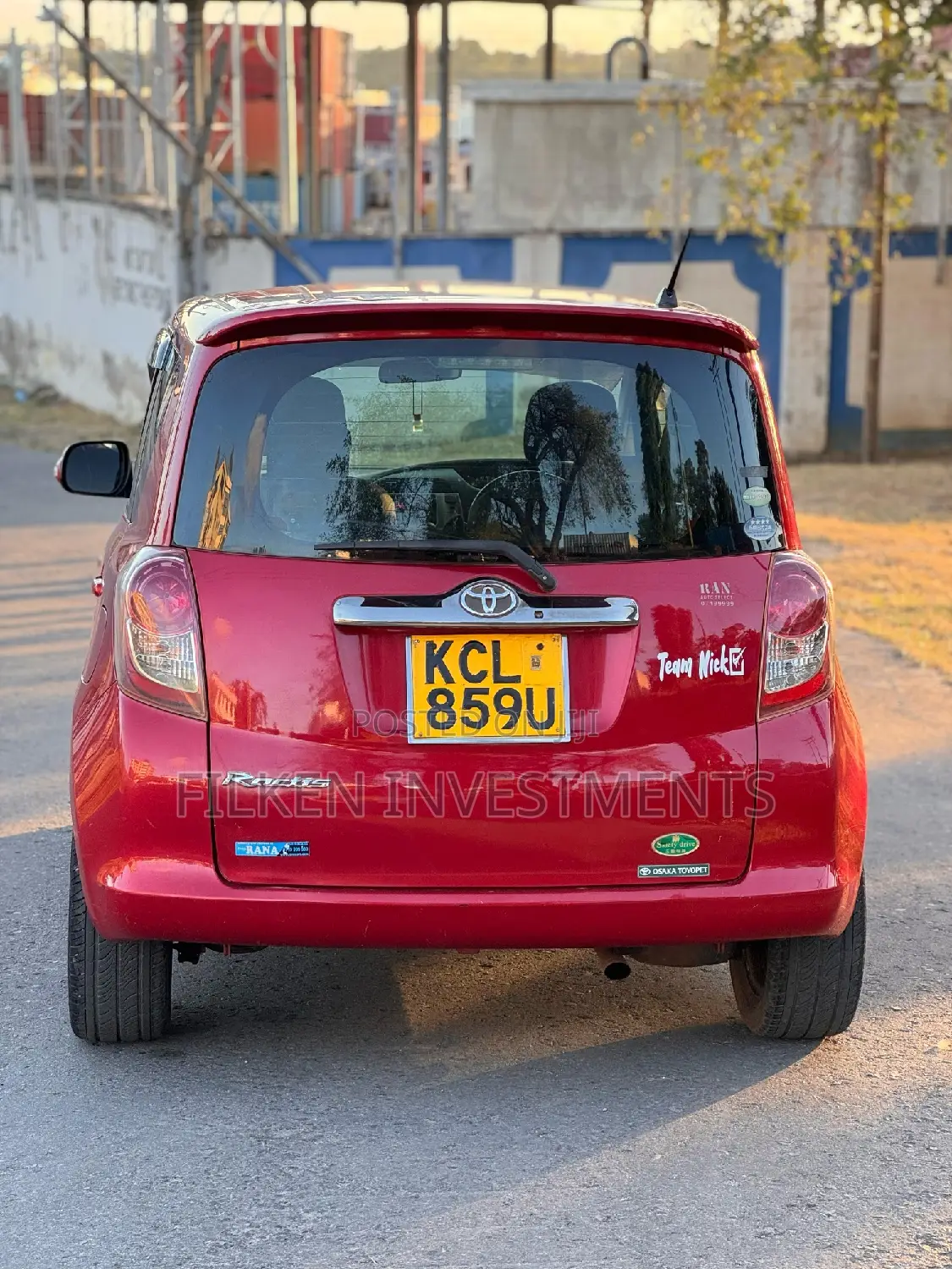 Toyota Ractis 1.5 FWD 2009 Red