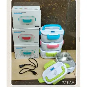 Electric Heated Lunch Box Food Warmer With Partitions