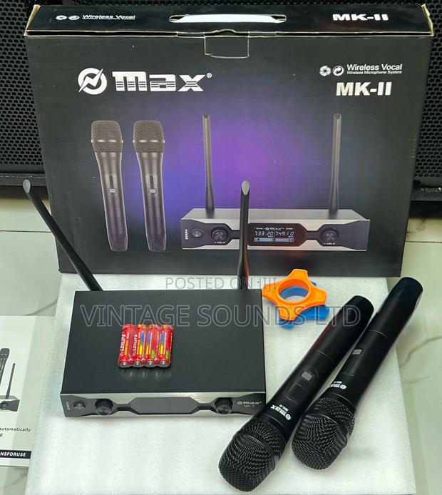 Max Mk2 Professional Wireless Microphone Black - main view