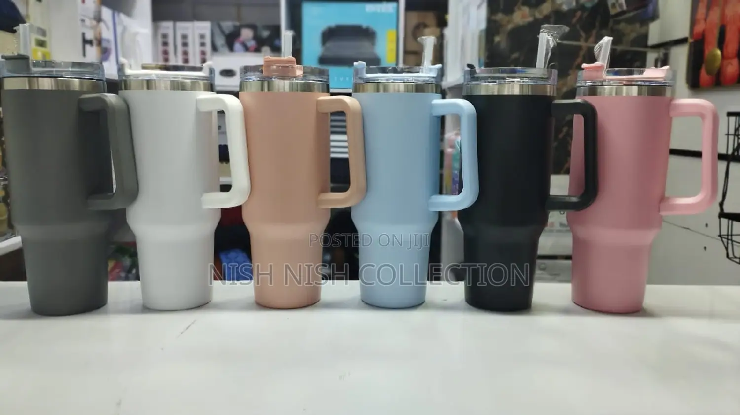 *1.2 Litres Stanley Stainless Steel Tumbler With Handle.