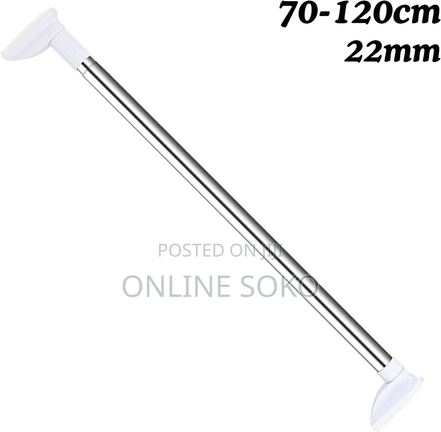 Multipurpose Steel Shower Curtain Telescopic Extendable Rods