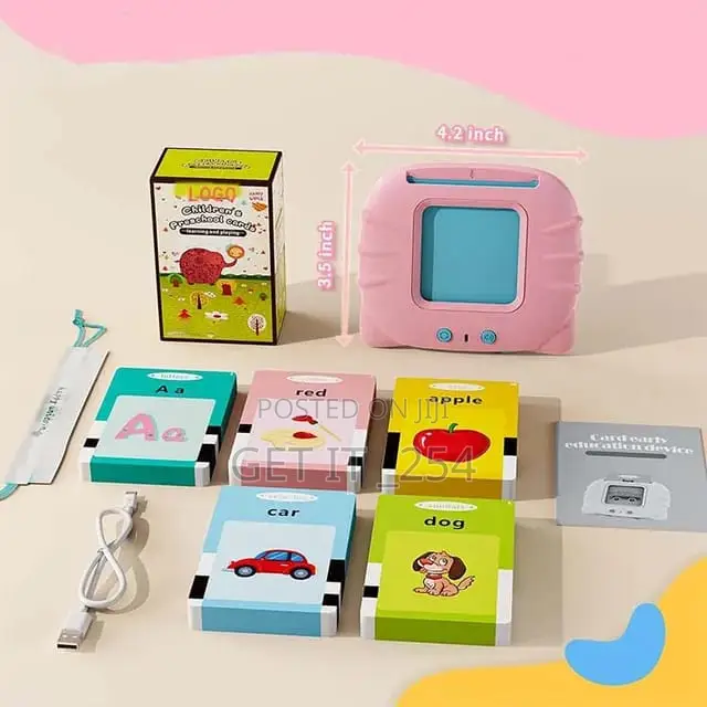 Flashing Card Reader *224 Cards *Colour Pink and Blue