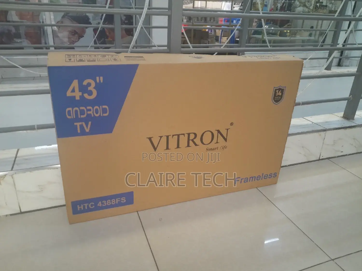 Vitron 43" Inch Smart Android Full Hd Tv Bluetooth Enabled