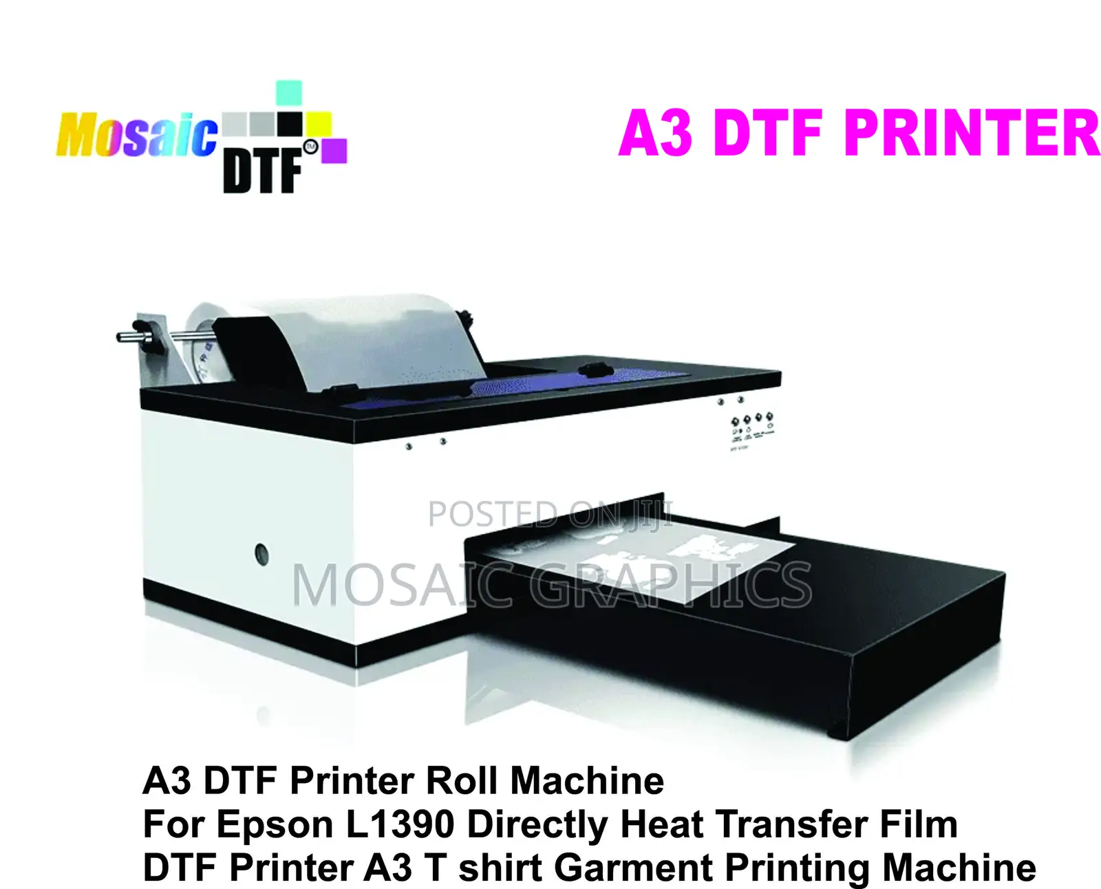 A3 DTF No Cut Printer