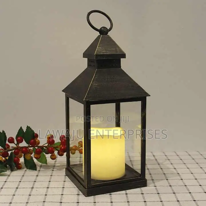 Black Portable LED Lantern