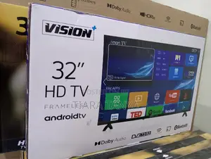 Vision VP8832SF,32" Inch TV Frameless HD Smart Android TV