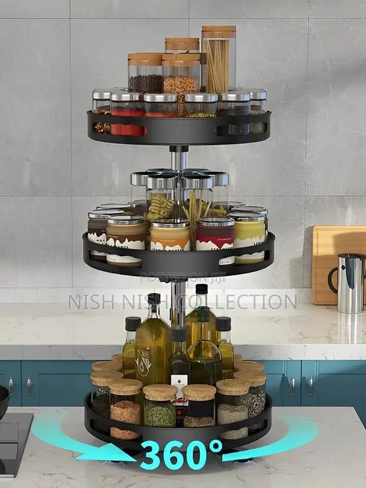  360° Rotating Kitchen Rack
