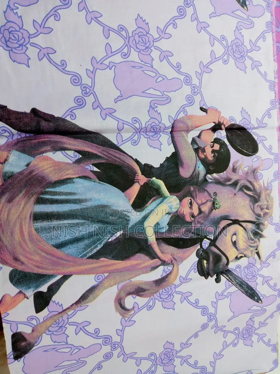 Cartoon Themed Cotton Bedsheet