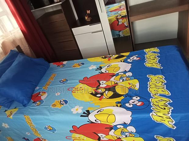 Cartoon Themed Cotton Bedsheet