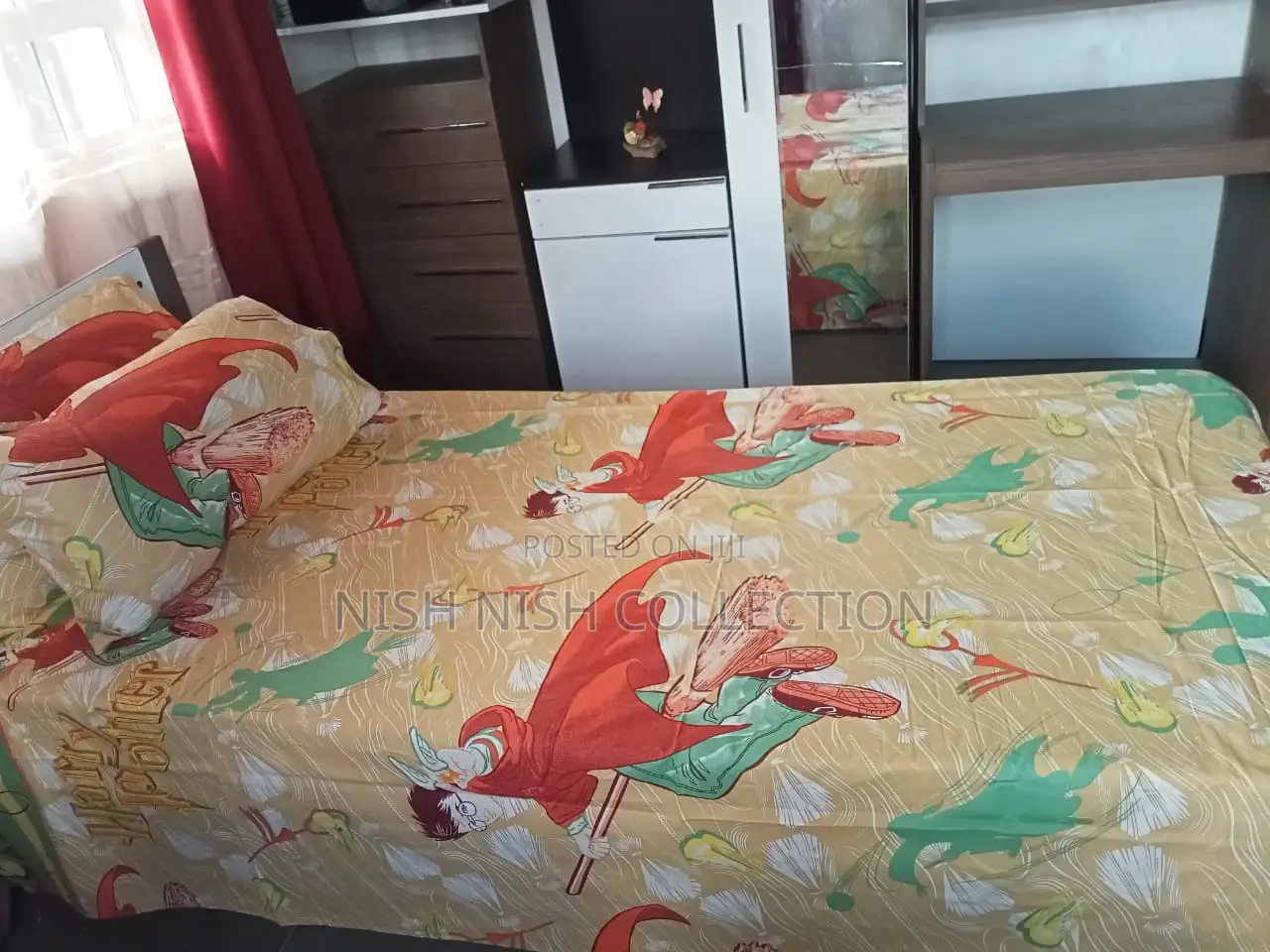 Cartoon Themed Cotton Bedsheet