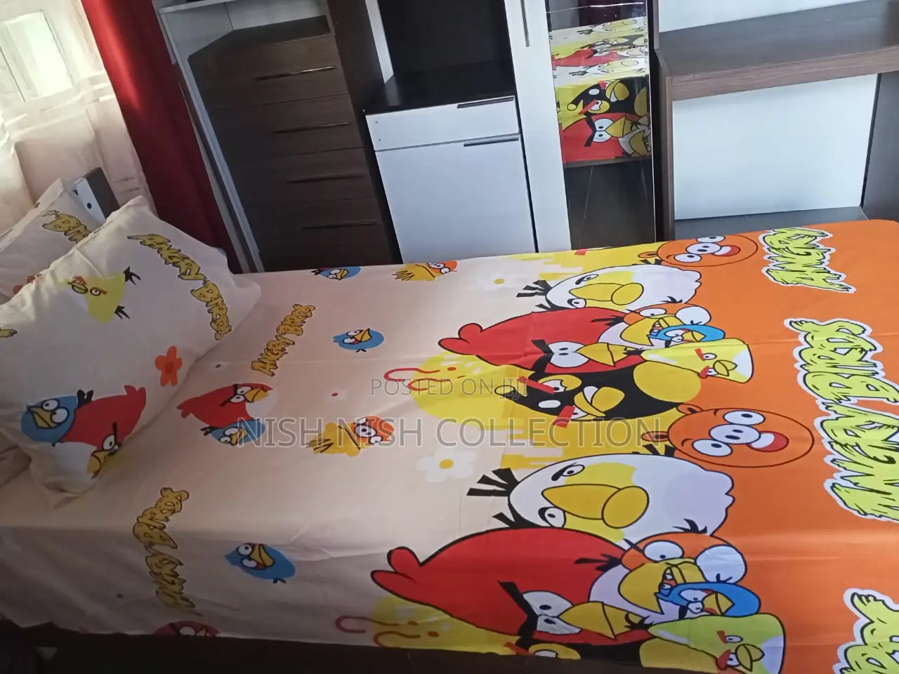 Cartoon Themed Cotton Bedsheet