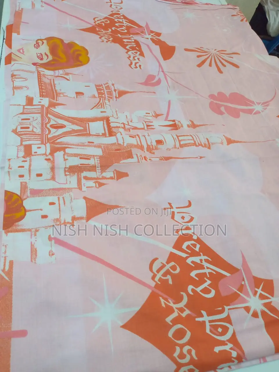 Cartoon Themed Cotton Bedsheet