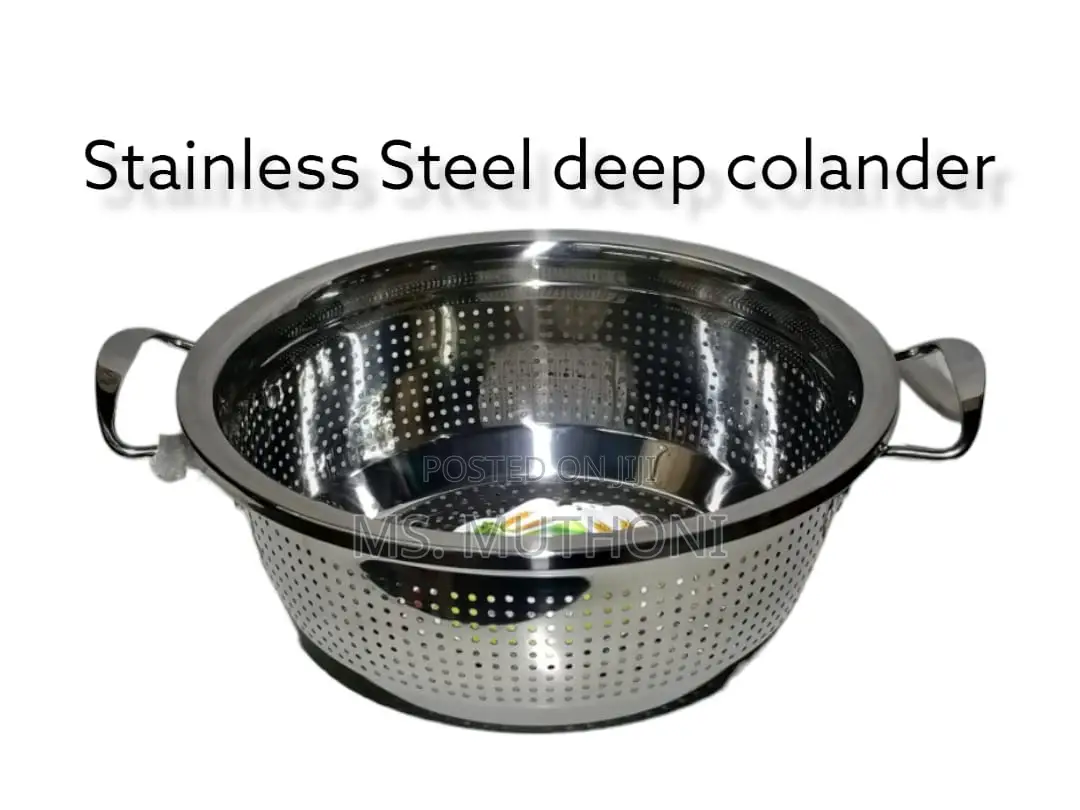 Jiatejia Stainless Steel Collander With 2 Side Handles
