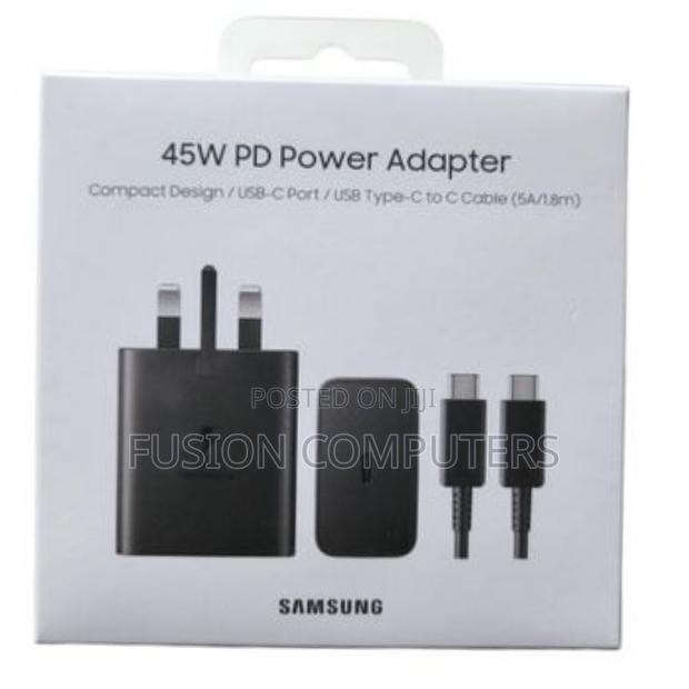 Samsung 45W PD Adapter Plus USB-C to C Cable (5A)