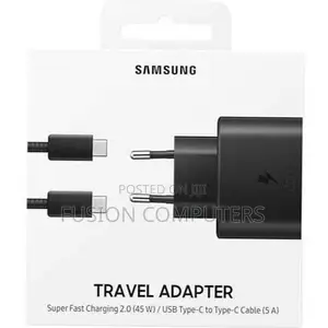 Samsung 45W PD Adapter Plus USB-C to C Cable (5A)
