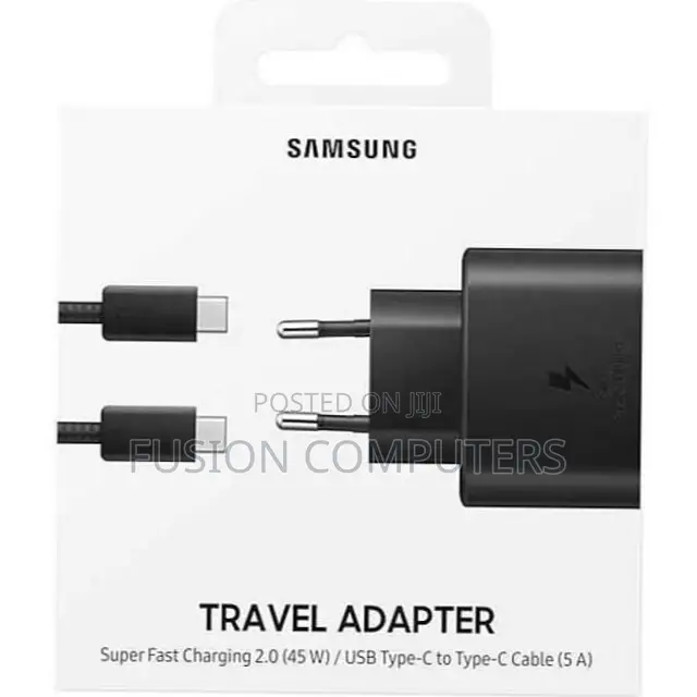Samsung 45W PD Adapter Plus USB-C to C Cable (5A)