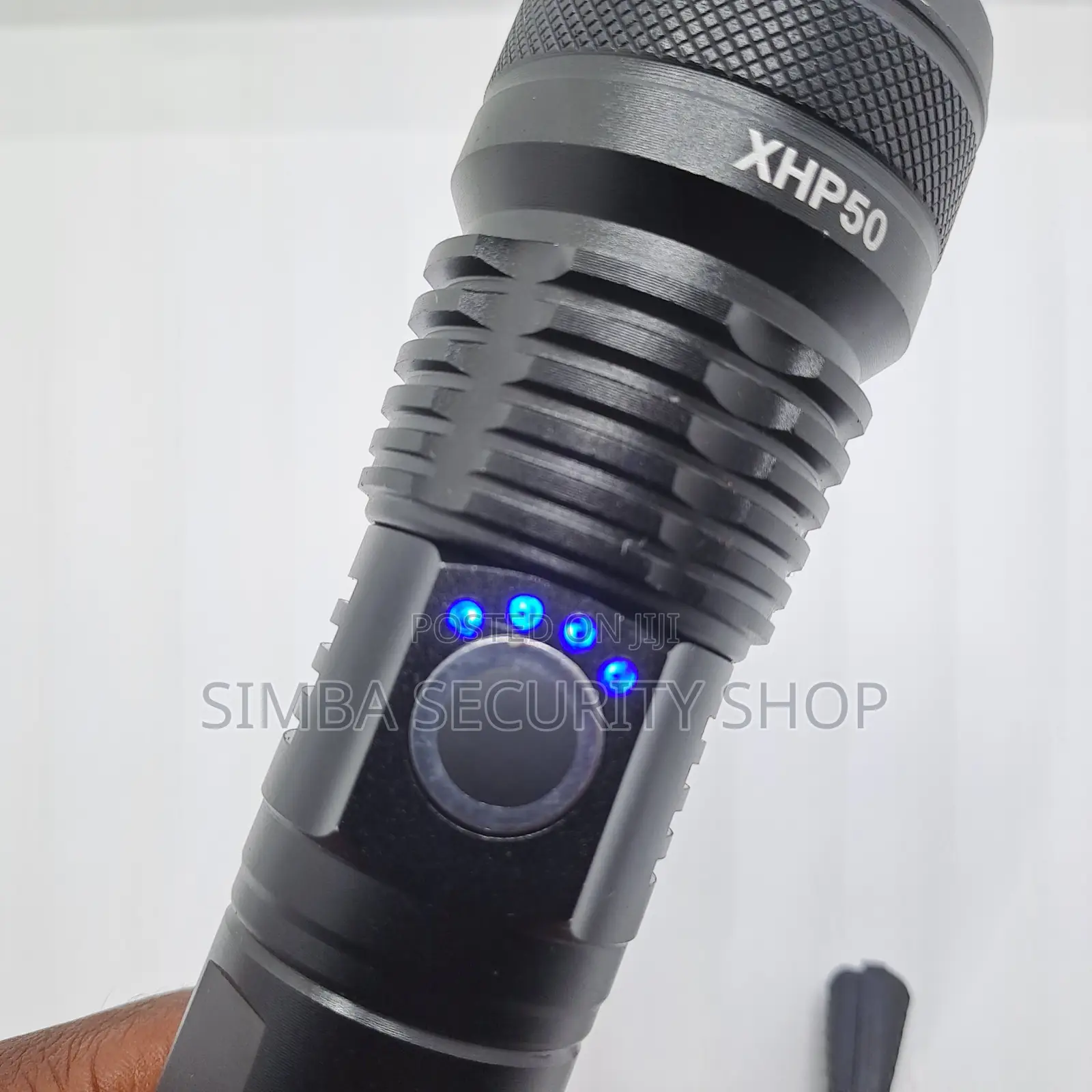 Torch Flashlight 2000 Lumens Metal Rechargeable LED Patrol