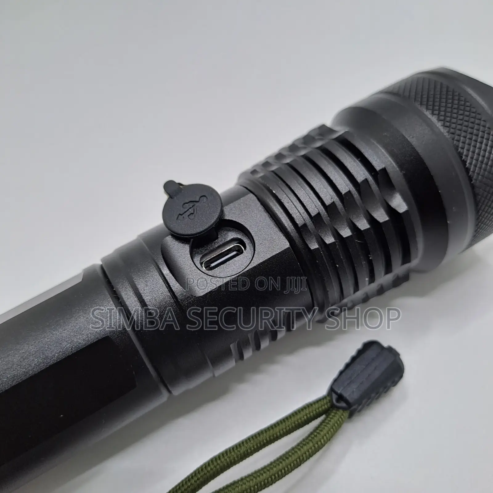 Torch Flashlight 2000 Lumens Metal Rechargeable LED Patrol