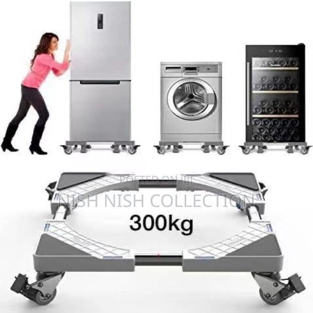 Adjustable Heavy Duty Washing Machine Fridge Stand Wheels.