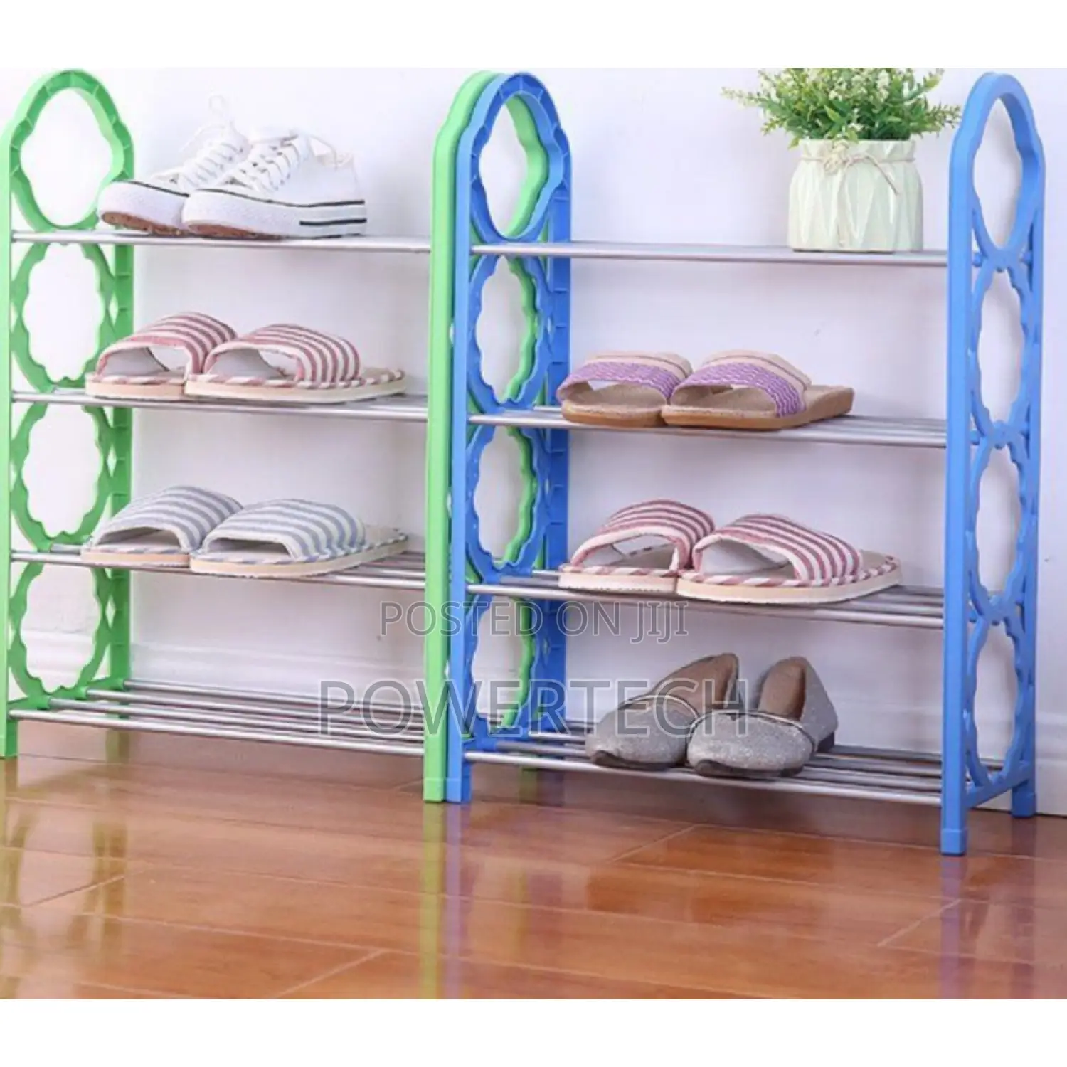 Portable Shoe Rack - Blue