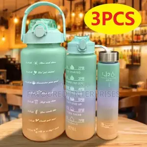 3 in 1 Motivational Water Bottle
