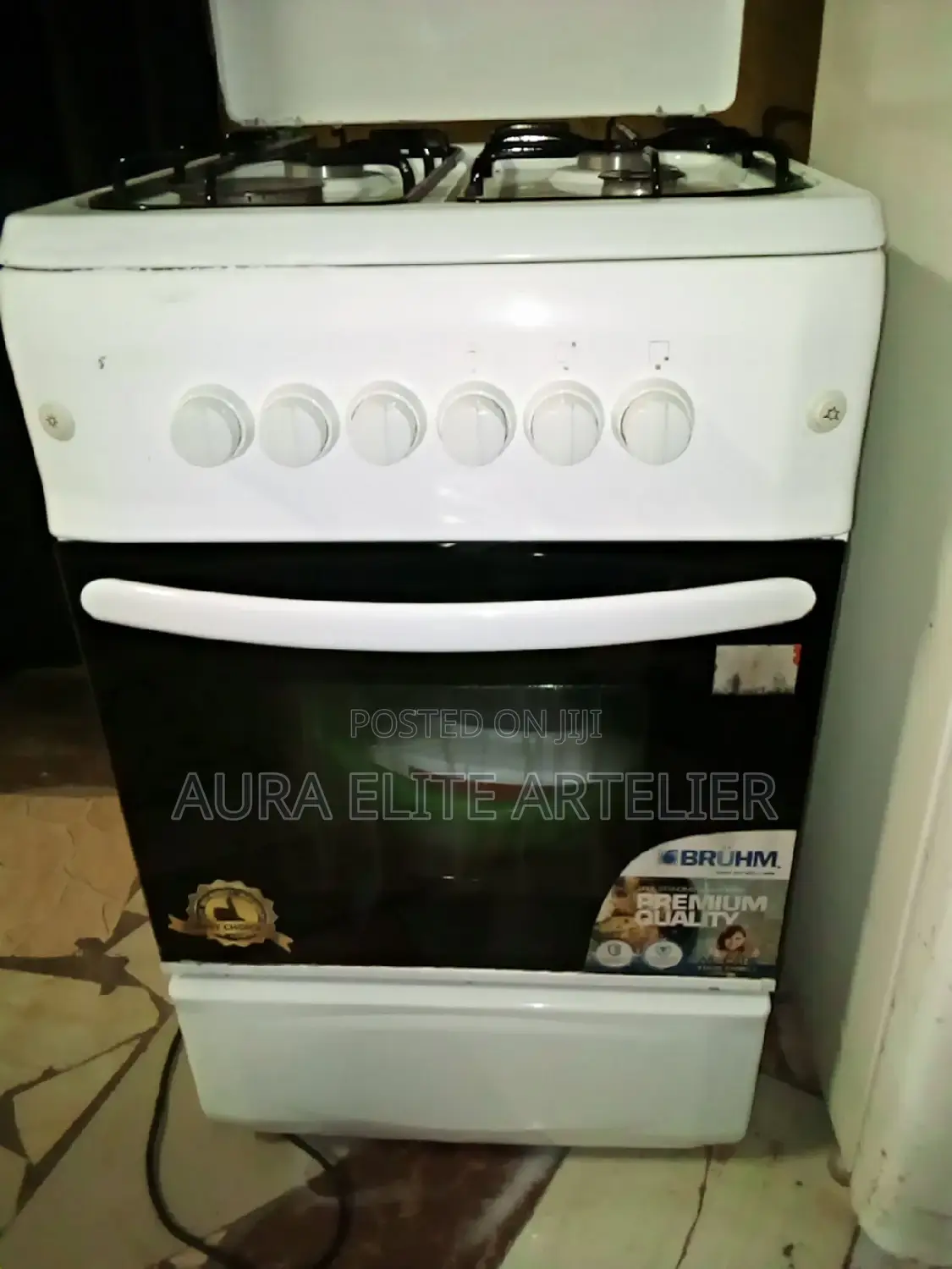 EX UK Bruhm(Turkey) 4gas+Gas Oven Cooker Clean Mintcondition