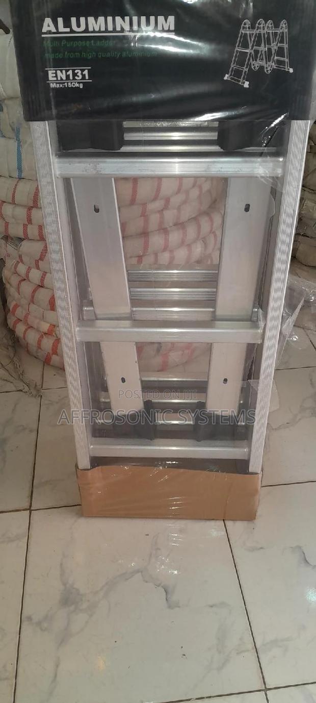 12ft /3.7m Multupurpose Aluminium Ladder - thumbnail 3