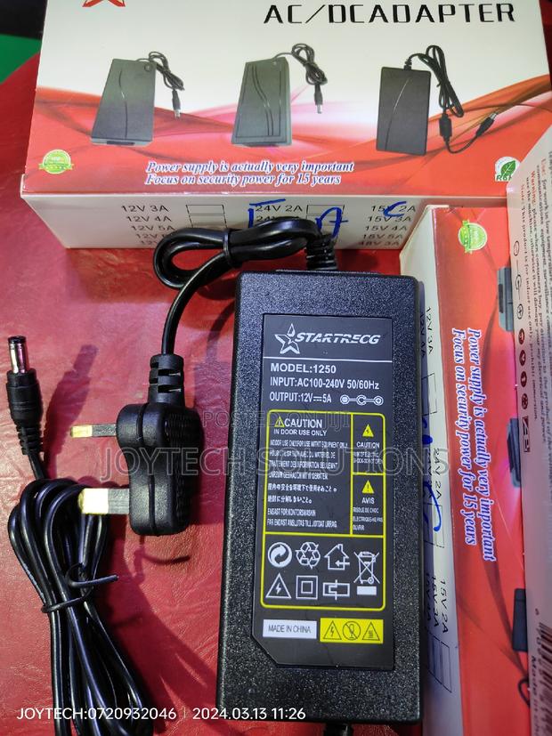 Power Adapter. 5amps ( AC Power Adapter Cable - main view