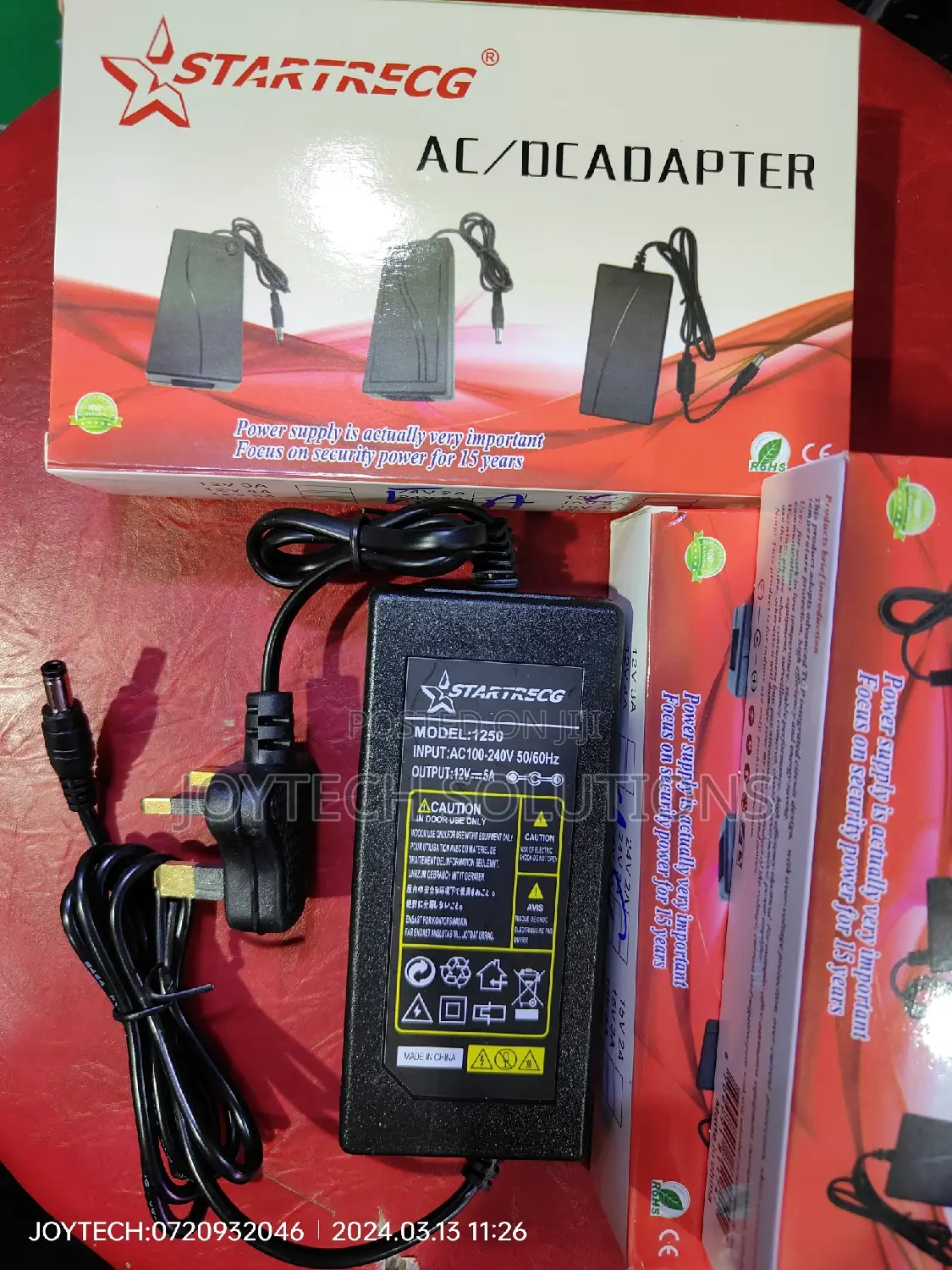 Tv Power AC Adapter. 5amp
