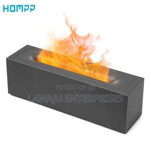 Black Simulation Flame Aromatherapy Humidifier