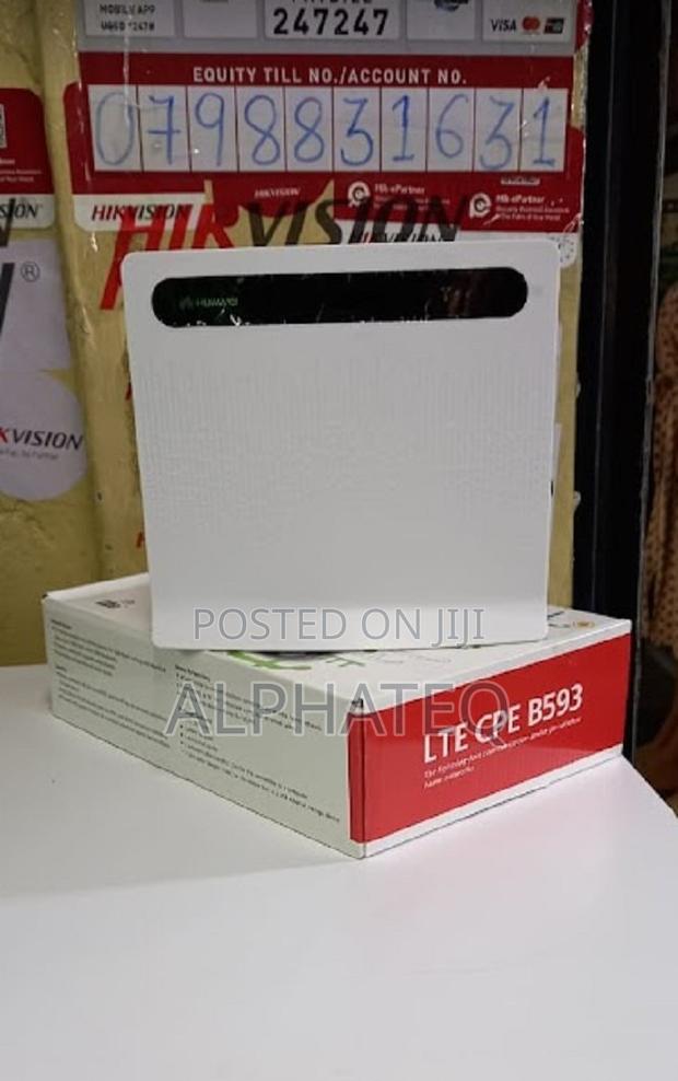 4gb Huawei LTE Cpe B593 Wi-Fi Router With Sim Card Slot.//