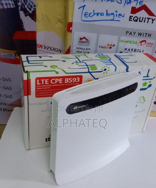 Original 4G LTE Cpe B593 Simcard Router White//