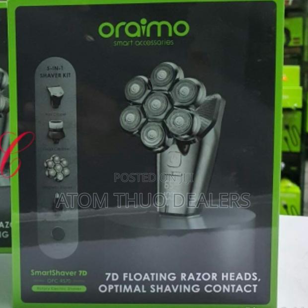 Black Oraimo Smart Shaver 7D RS70 Rotary Electric Shaver