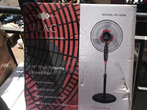 Tlac Stand Fan With 5 Blades