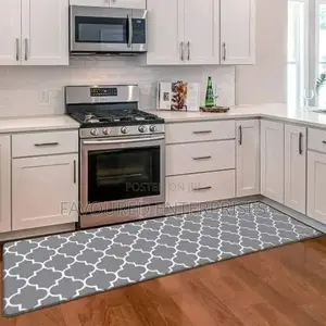 2 PCS Anti-Fatigue Kitchen Rug, Waterproof Non-Slip