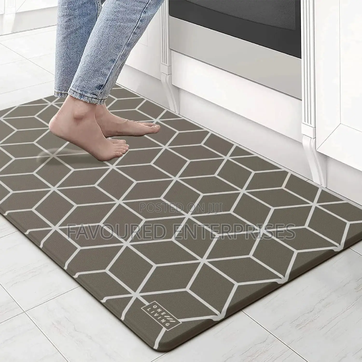 2 PCS Kitchen Anti-Slip Floor Mats Mat