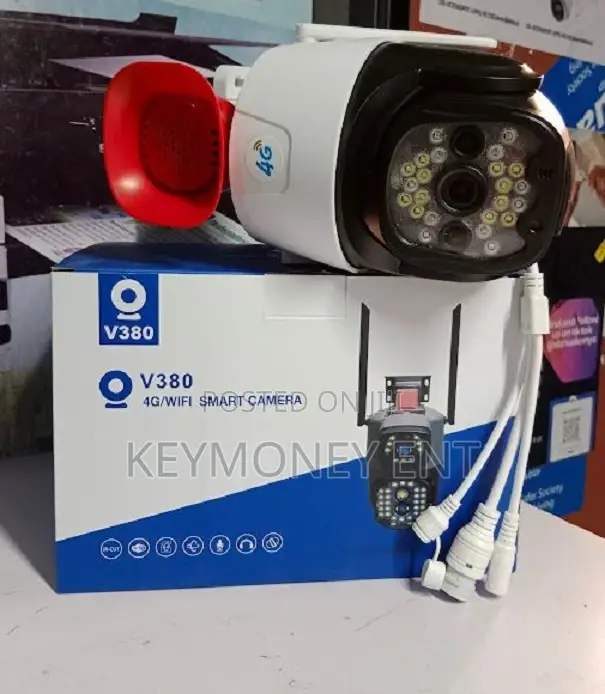Outdoor PTZ 4G Simcard Camera With Alarm,Siren Night Vision
