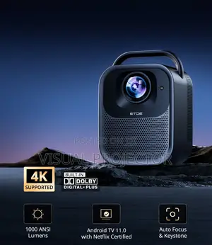 Netflix Certified Dolby Android Projector ETOE SEAL PRO