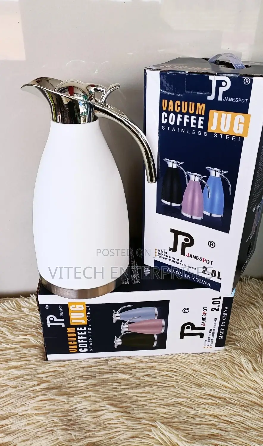 Jamespot 2L Stainless Steel Flask