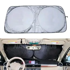 Foldable Universal Round Car Windscreen Sunshade