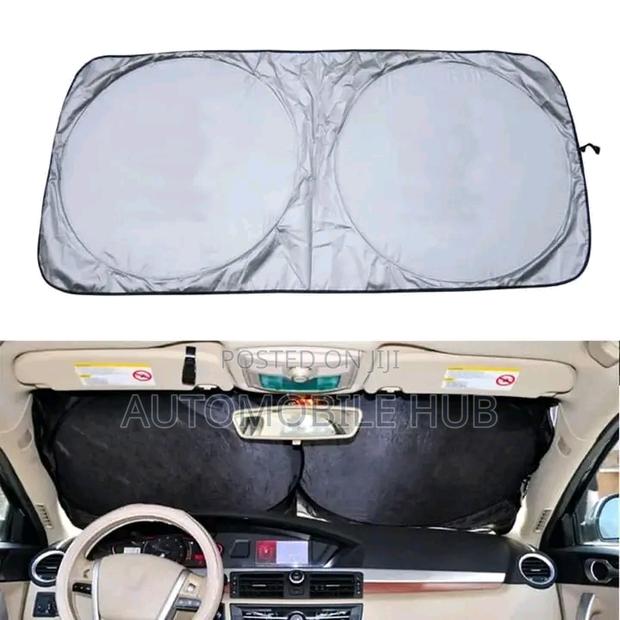 Foldable Universal Round Car Windscreen Sunshade