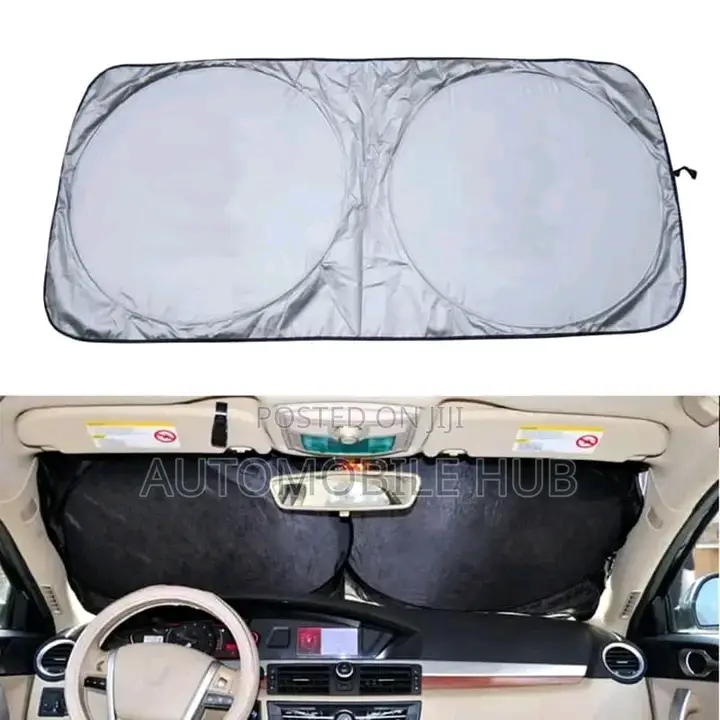 Foldable Universal Round Car Windscreen Sunshade