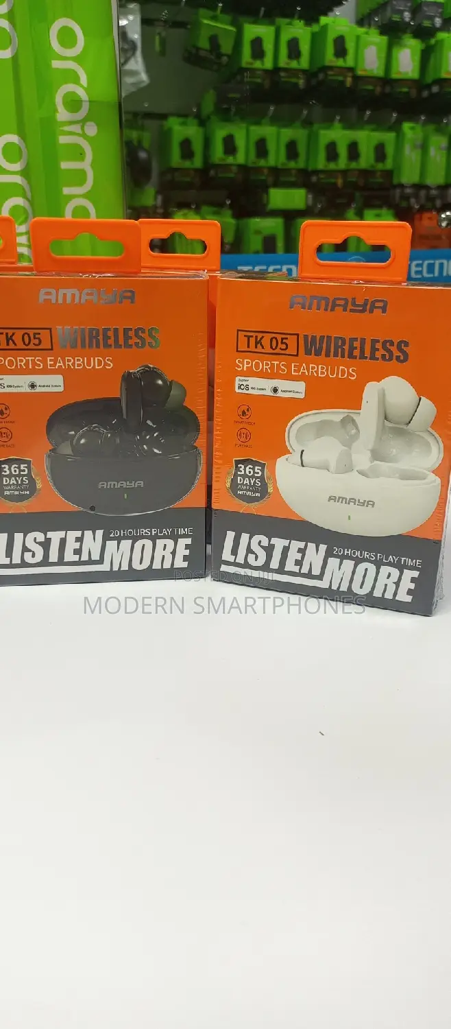Amaya TK 05 Wireless Sports Earbuds 5.3 Bluetooth -