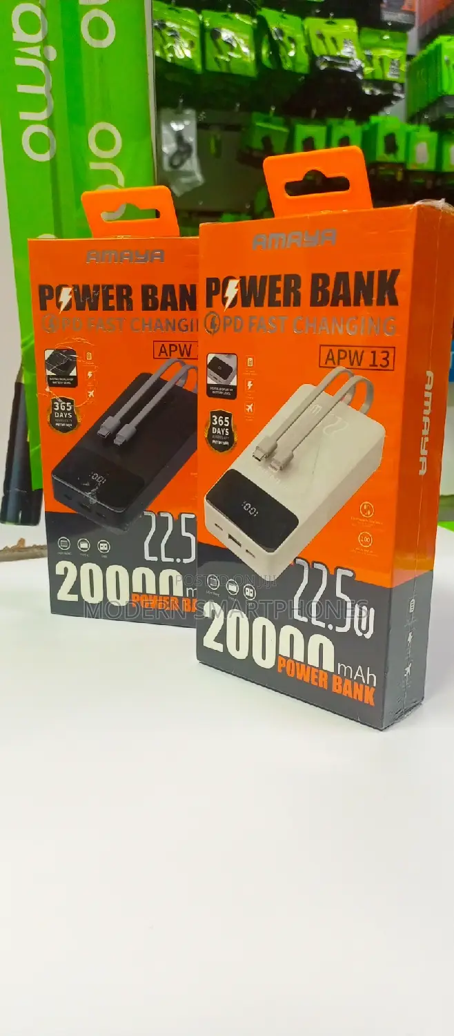 Amaya APW-13 Power Bank 20000mah 22.5W Super Fast Charging