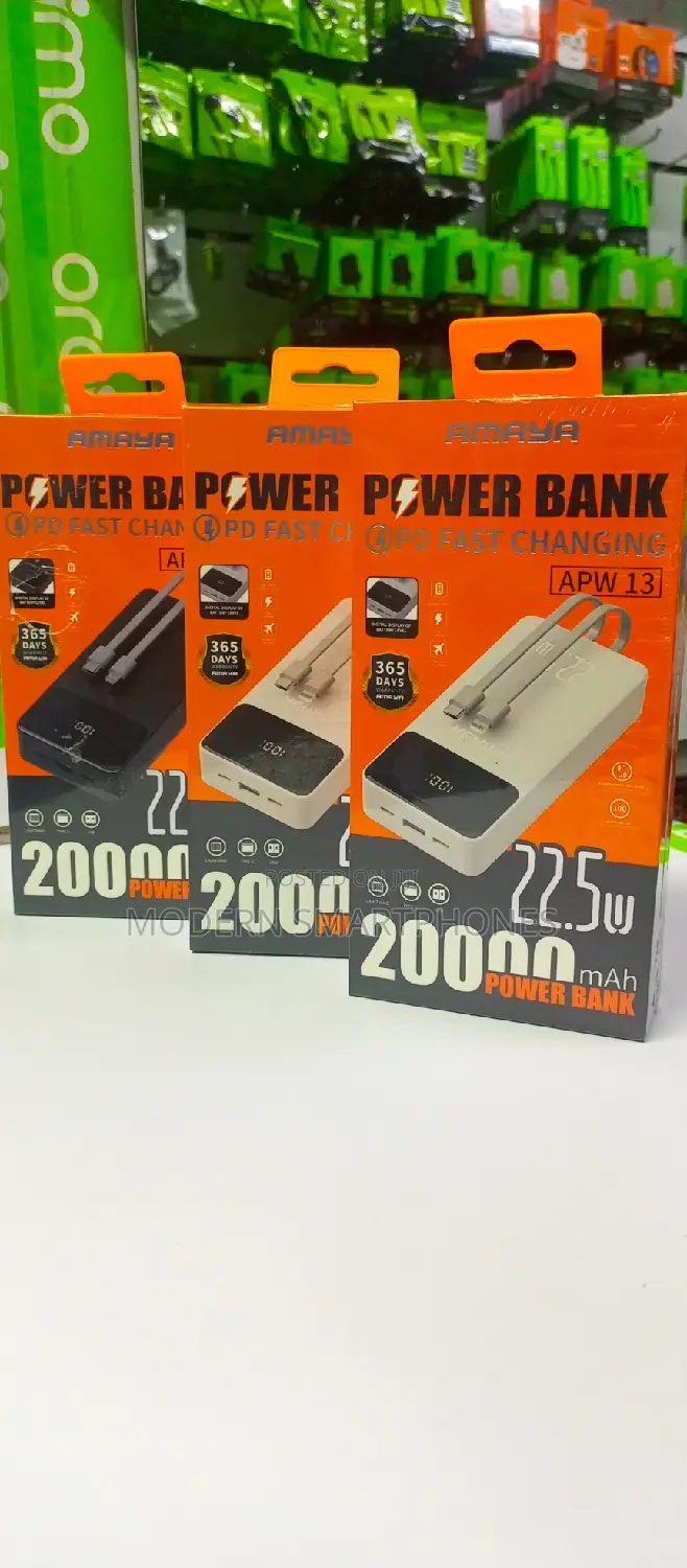 Amaya APW-13 Power Bank 20000mah 22.5W Super Fast Charging