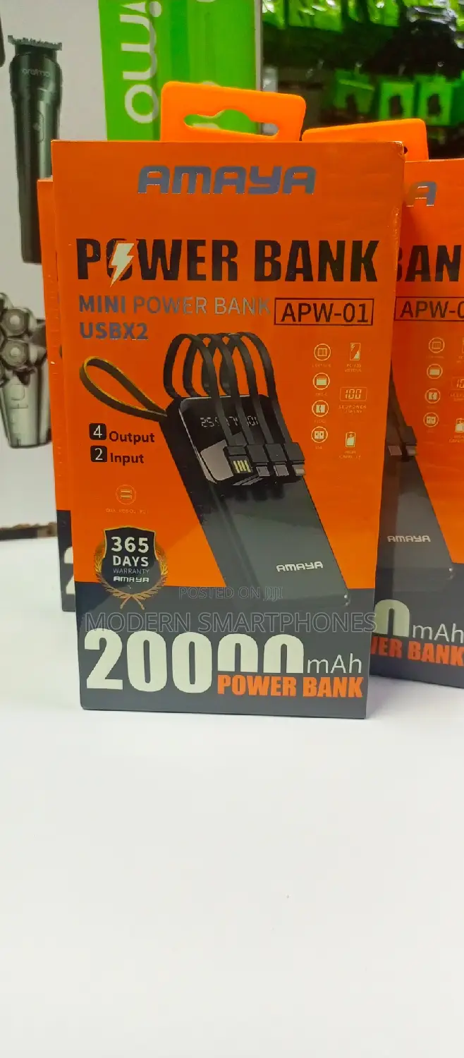 Amaya APW-01 Power Bank 20000mah 22.5W Super Fast Charging