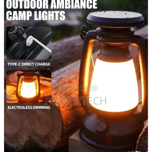 Solar/Rechargeable Lantern Lamp - main view